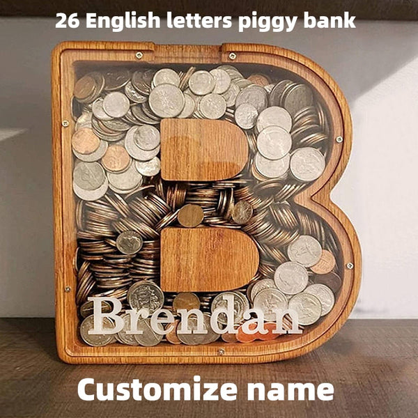 Piggy Bank Wooden